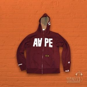 Large Zip Up Bape Hoodie